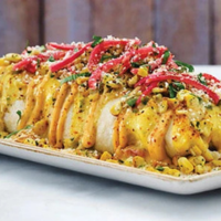 First-Watch-Seasonal-Menu 2 Elote-Breakfast-Burrito-from-First-Watch-Seasonal-Dish-with-corn-cheese-and-spicy-toppings